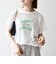 SHIPS any:〈洗濯機可能〉シアー 裏毛 ロゴ TEE