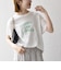 SHIPS any:〈洗濯機可能〉シアー 裏毛 ロゴ TEE