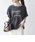SHIPS any:〈洗濯機可能〉シアー 裏毛 ロゴ TEE