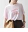 SHIPS any:〈洗濯機可能〉シアー 裏毛 ロゴ TEE