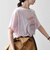 SHIPS any:〈洗濯機可能〉シアー 裏毛 ロゴ TEE