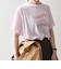 SHIPS any:〈洗濯機可能〉シアー 裏毛 ロゴ TEE