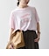 SHIPS any:〈洗濯機可能〉シアー 裏毛 ロゴ TEE