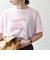 SHIPS any:〈洗濯機可能〉シアー 裏毛 ロゴ TEE