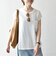 SHIPS any:〈洗濯機可能〉シアー 裏毛 クルーネック フレンチ スリーブ TEE