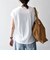 SHIPS any:〈洗濯機可能〉シアー 裏毛 クルーネック フレンチ スリーブ TEE