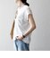 SHIPS any:〈洗濯機可能〉シアー 裏毛 クルーネック フレンチ スリーブ TEE