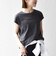 SHIPS any:〈洗濯機可能〉シアー 裏毛 クルーネック フレンチ スリーブ TEE