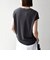 SHIPS any:〈洗濯機可能〉シアー 裏毛 クルーネック フレンチ スリーブ TEE