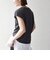 SHIPS any:〈洗濯機可能〉シアー 裏毛 クルーネック フレンチ スリーブ TEE