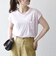 SHIPS any:〈洗濯機可能〉シアー 裏毛 クルーネック フレンチ スリーブ TEE