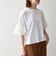 SHIPS any:〈洗濯機可能〉フリル スリーブ クルーネック コンパクト TEE