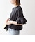SHIPS any:〈洗濯機可能〉フリル スリーブ クルーネック コンパクト TEE