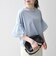 SHIPS any:〈洗濯機可能〉フリル スリーブ クルーネック コンパクト TEE