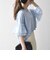 SHIPS any:〈洗濯機可能〉フリル スリーブ クルーネック コンパクト TEE