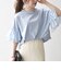 SHIPS any:〈洗濯機可能〉フリル スリーブ クルーネック コンパクト TEE