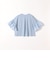 SHIPS any:〈洗濯機可能〉フリル スリーブ クルーネック コンパクト TEE