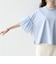SHIPS any:〈洗濯機可能〉フリル スリーブ クルーネック コンパクト TEE