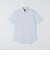 SHIPS:〈接触冷感〉ICE COTTON ワッフル ボタンダウン 半袖 シャツ