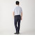 SHIPS:〈接触冷感〉ICE COTTON パナマ ストライプ ボタンダウン 半袖 シャツ