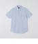 SHIPS:〈接触冷感〉ICE COTTON パナマ ストライプ ボタンダウン 半袖 シャツ