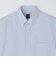 SHIPS:〈接触冷感〉ICE COTTON パナマ ストライプ ボタンダウン 半袖 シャツ