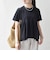《予約》SHIPS any:〈洗濯機可能〉ジャージー ダブルヘム ペプラム TEE