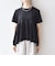 《予約》SHIPS any:〈洗濯機可能〉ジャージー ダブルヘム ペプラム TEE
