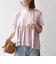 《予約》SHIPS any:〈洗濯機可能〉ジャージー ダブルヘム ペプラム TEE