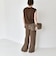 《予約》quaranciel:〈手洗い可能〉ストライプ ドロスト イージー ワイド パンツ