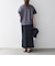 《予約》SHIPS any:〈手洗い可能〉カノコ チュール コンビ ワイド TEE