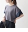 《予約》SHIPS any:〈手洗い可能〉カノコ チュール コンビ ワイド TEE