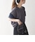 《予約》SHIPS any:〈手洗い可能〉カノコ チュール コンビ ワイド TEE