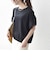 《予約》SHIPS any:〈手洗い可能〉カノコ チュール コンビ ワイド TEE