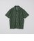 【WEB限定】SHIPS Colors:レース ジャカード オープンカラー シャツ◇