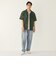 【WEB限定】SHIPS Colors:レース ジャカード オープンカラー シャツ◇
