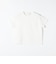 《予約》quaranciel:〈洗濯機可能〉ライト ポンチ バッグ ボタン ショートスリーブ TEE
