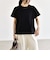 《予約》quaranciel:〈洗濯機可能〉ライト ポンチ バッグ ボタン ショートスリーブ TEE