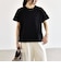 《予約》quaranciel:〈洗濯機可能〉ライト ポンチ バッグ ボタン ショートスリーブ TEE