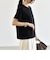 《予約》quaranciel:〈洗濯機可能〉ライト ポンチ バッグ ボタン ショートスリーブ TEE