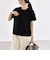 《予約》quaranciel:〈洗濯機可能〉ライト ポンチ バッグ ボタン ショートスリーブ TEE