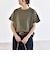 《予約》quaranciel:〈洗濯機可能〉ライト ポンチ バッグ ボタン ショートスリーブ TEE