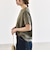 《予約》quaranciel:〈洗濯機可能〉ライト ポンチ バッグ ボタン ショートスリーブ TEE