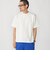 SHIPS: 膨れジャカード ショートスリーブ Tシャツ
