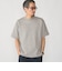 SHIPS: 膨れジャカード ショートスリーブ Tシャツ