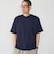 SHIPS: 膨れジャカード ショートスリーブ Tシャツ