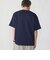 SHIPS: 膨れジャカード ショートスリーブ Tシャツ