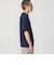 SHIPS: 膨れジャカード ショートスリーブ Tシャツ