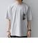 SHIPS any:〈接触冷感/吸水速乾/UVカット/遮熱〉Raylock ダブルフェイス ポケット Tシャツ