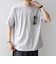 SHIPS any:〈接触冷感/吸水速乾/UVカット/遮熱〉Raylock ダブルフェイス ポケット Tシャツ